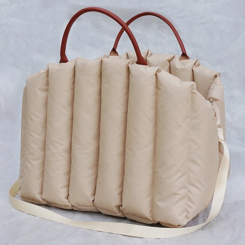 Safe Car Dog Carrier Bags , Kennel Bag for Small Dog Cat Travel, Portable Puppy Carrier Tote Pet Travel Bed - Furbury