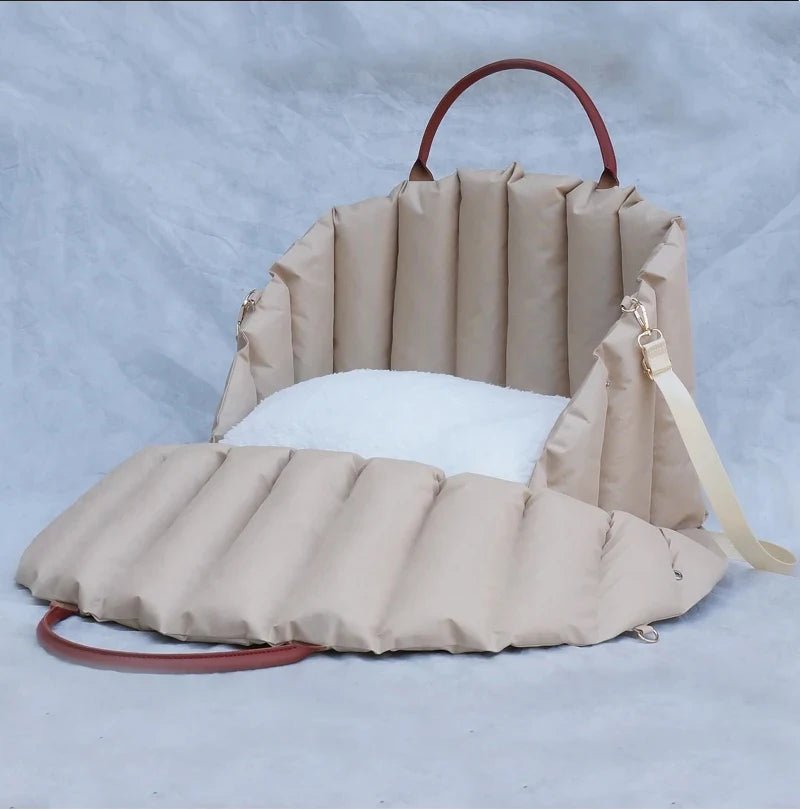 Safe Car Dog Carrier Bags , Kennel Bag for Small Dog Cat Travel, Portable Puppy Carrier Tote Pet Travel Bed - Furbury