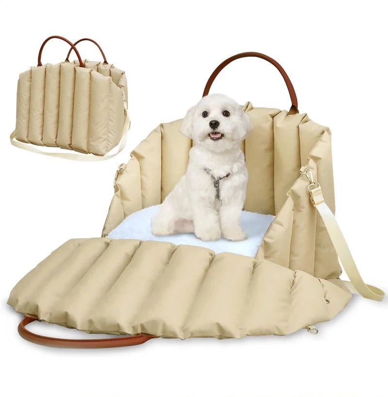 Safe Car Dog Carrier Bags , Kennel Bag for Small Dog Cat Travel, Portable Puppy Carrier Tote Pet Travel Bed - Furbury