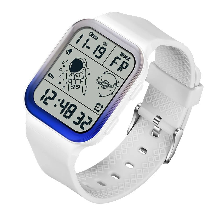 SANDA Brand Teenagers Student Watch Outdoor Sports LED Digital Timing Alarm Clock Calorie Waterproof Men's Lady Electronic Watch - Checkouts USA