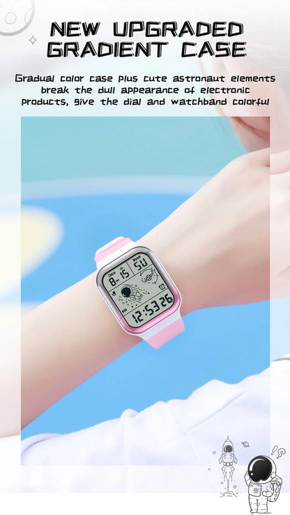 SANDA Brand Teenagers Student Watch Outdoor Sports LED Digital Timing Alarm Clock Calorie Waterproof Men's Lady Electronic Watch - Checkouts USA