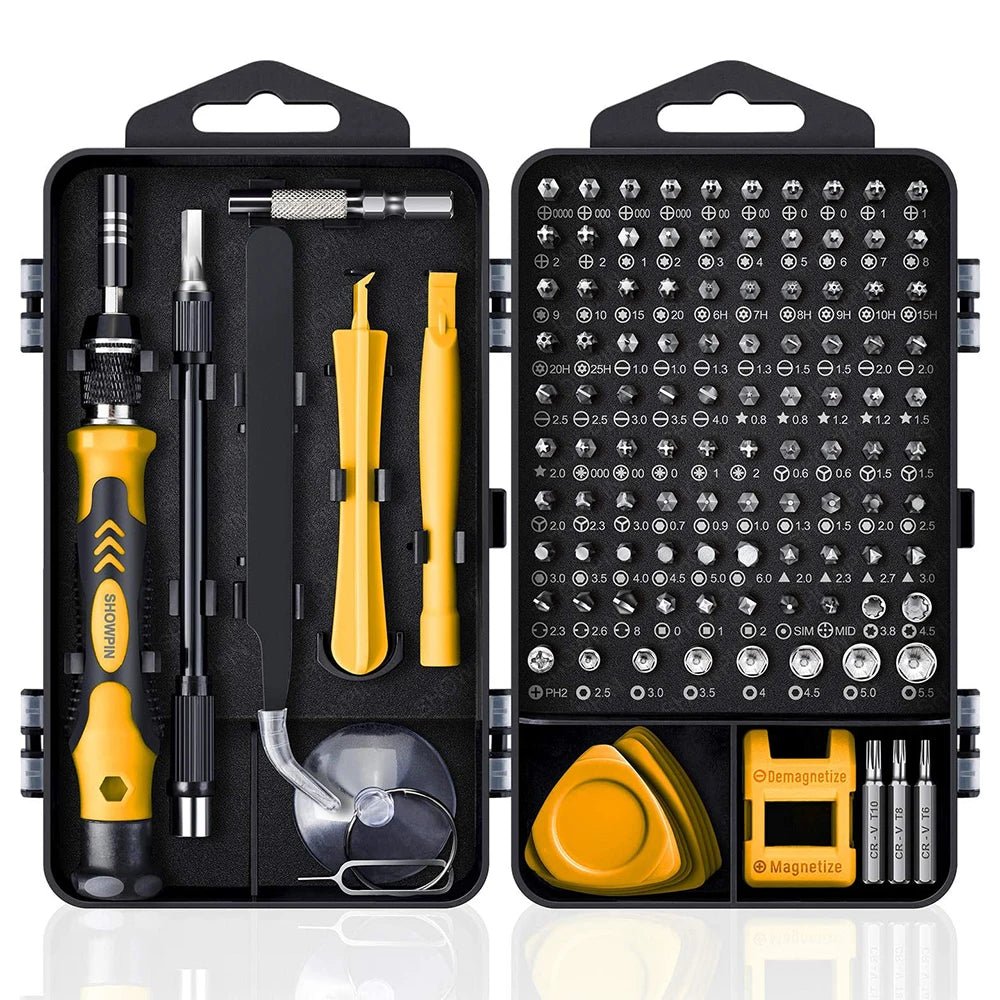 Screwdriver Set Magnetic Torx Phillips Screw Bit Kit WOZOBUY With Electrical Driver Remover Wrench Repair Phone PC Tools - Checkouts UK