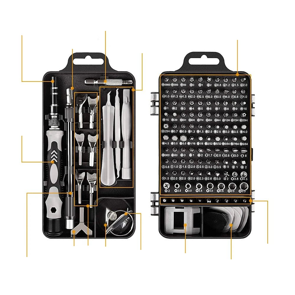 Screwdriver Set Magnetic Torx Phillips Screw Bit Kit WOZOBUY With Electrical Driver Remover Wrench Repair Phone PC Tools - Checkouts UK