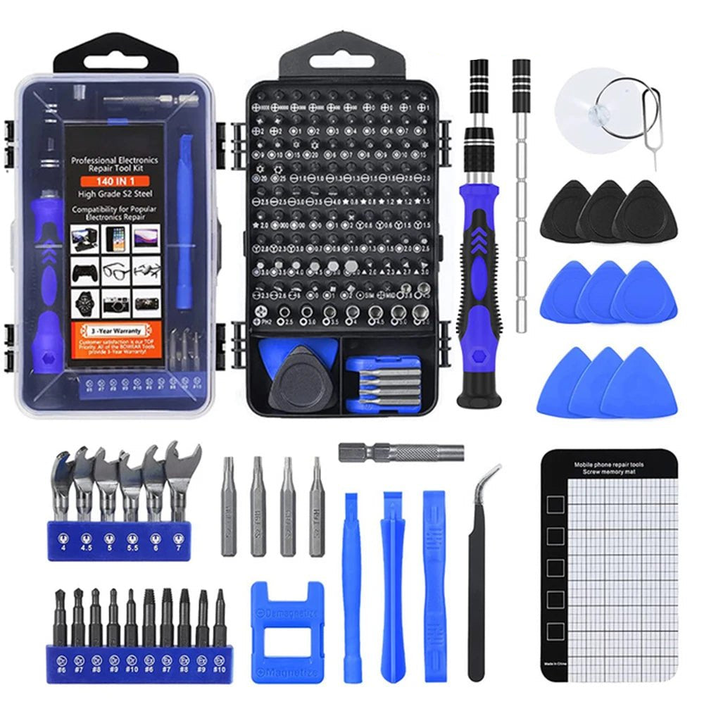 Screwdriver Set Magnetic Torx Phillips Screw Bit Kit WOZOBUY With Electrical Driver Remover Wrench Repair Phone PC Tools - Checkouts UK