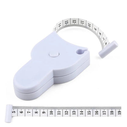 Self - tightening Body Measuring Tape Ruler 150cm/60 Inch Sewing Tailor Dressmaking Measure Ruler Meter Film for Waist Chest Legs - Checkouts UK