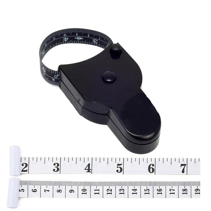 Self - tightening Body Measuring Tape Ruler 150cm/60 Inch Sewing Tailor Dressmaking Measure Ruler Meter Film for Waist Chest Legs - Checkouts UK