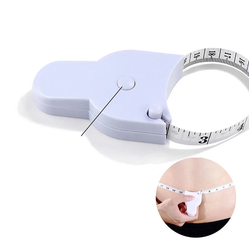 Self - tightening Body Measuring Tape Ruler 150cm/60 Inch Sewing Tailor Dressmaking Measure Ruler Meter Film for Waist Chest Legs - Checkouts UK