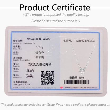 Seulement Natural Freshwater Non - Nucleated Pearl Necklace Female 925 Sterling Silver Bow Pendant Chain Sweet Jewelry Accessories - Checkouts USA