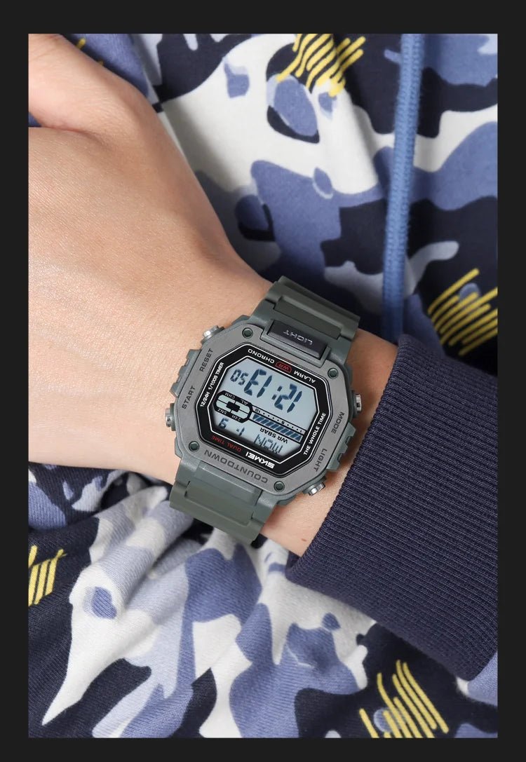 SKMEI Alarm Clock Sport Digital Wristwatches For Men Women Waterproof Date Electronic Watches Chrono Military Watch Reloj Hombre - Checkouts USA