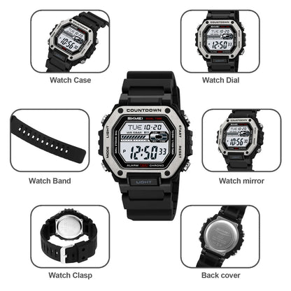 SKMEI Alarm Clock Sport Digital Wristwatches For Men Women Waterproof Date Electronic Watches Chrono Military Watch Reloj Hombre - Checkouts USA