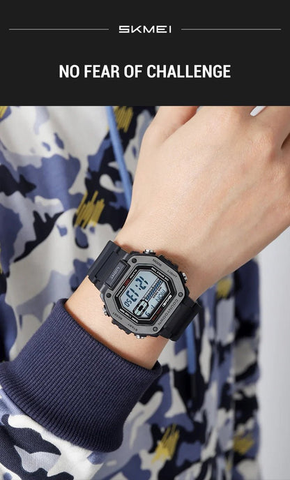 SKMEI Alarm Clock Sport Digital Wristwatches For Men Women Waterproof Date Electronic Watches Chrono Military Watch Reloj Hombre - Checkouts USA