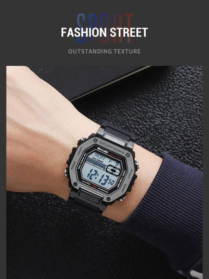 SKMEI Alarm Clock Sport Digital Wristwatches For Men Women Waterproof Date Electronic Watches Chrono Military Watch Reloj Hombre - Checkouts USA
