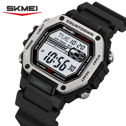 SKMEI Alarm Clock Sport Digital Wristwatches For Men Women Waterproof Date Electronic Watches Chrono Military Watch Reloj Hombre - Checkouts USA