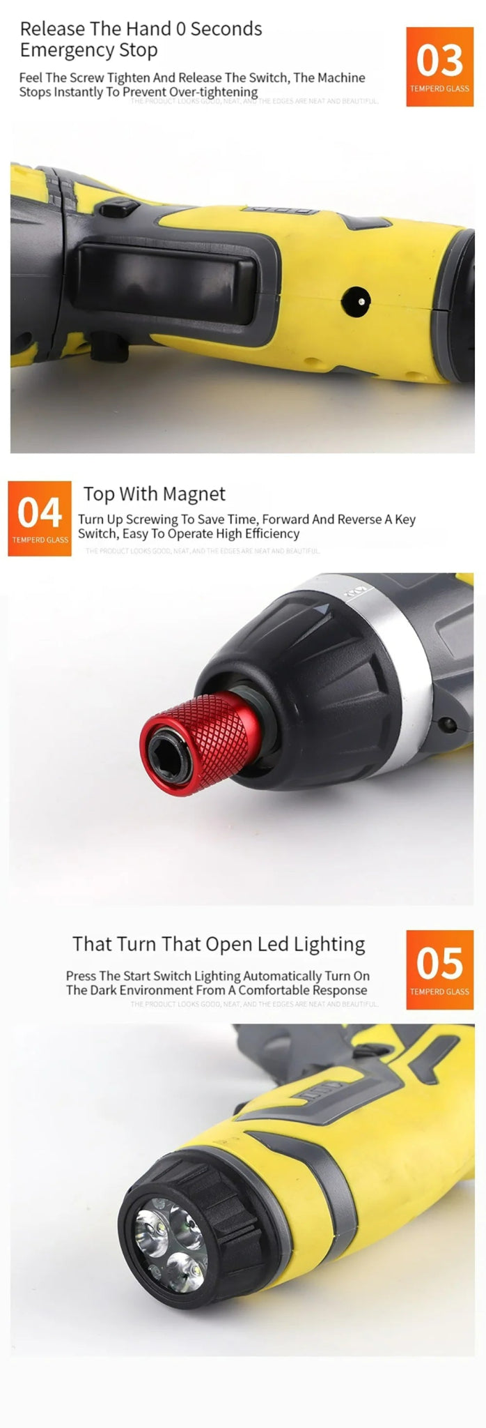 Small And Powerful Battery Screwdriver Rechargeable 4.2V 6Nm 1300mAh 250rpm Screwdrivers Electric Screw Driver Screwdriver Set - Checkouts USA