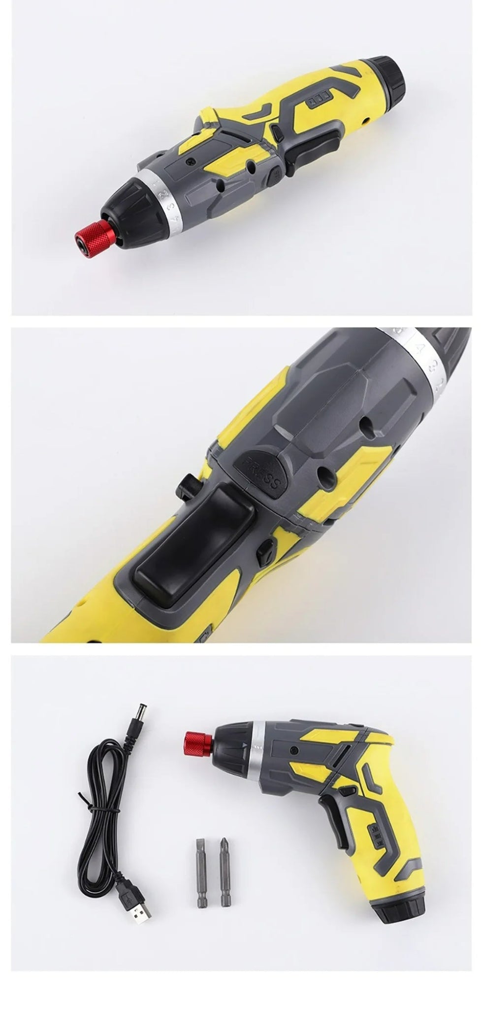 Small And Powerful Battery Screwdriver Rechargeable 4.2V 6Nm 1300mAh 250rpm Screwdrivers Electric Screw Driver Screwdriver Set - Checkouts USA