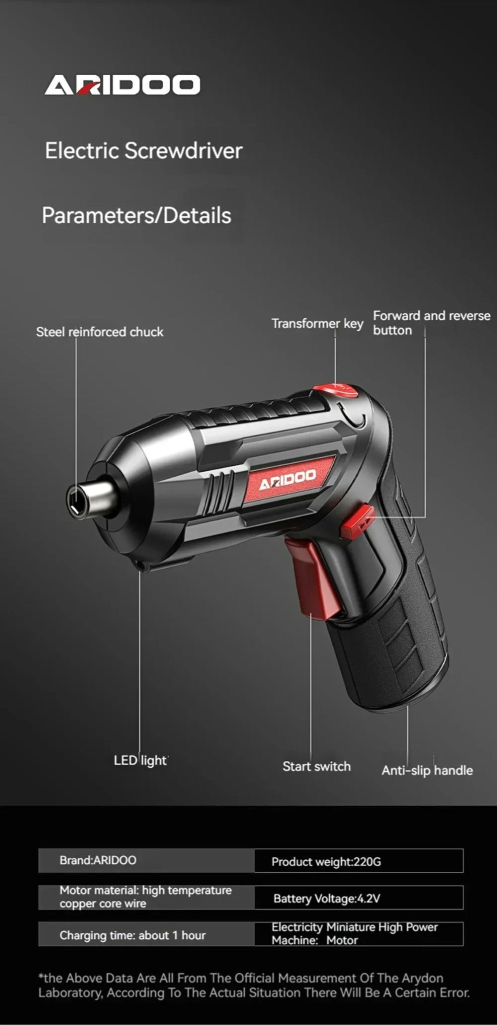 Small And Powerful Battery Screwdriver Rechargeable 4.2V 6Nm 1300mAh 250rpm Screwdrivers Electric Screw Driver Screwdriver Set - Checkouts USA