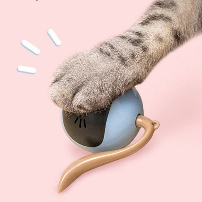 Smart Cat Toy USB Rechargeable Kitten Automatic Ball Toys Electric Jumping Ball Self Rotating Toys For Cat Kitten Dog Puppy Kids - Checkouts UK