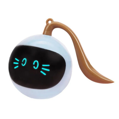 Smart Cat Toy USB Rechargeable Kitten Automatic Ball Toys Electric Jumping Ball Self Rotating Toys For Cat Kitten Dog Puppy Kids - Checkouts UK