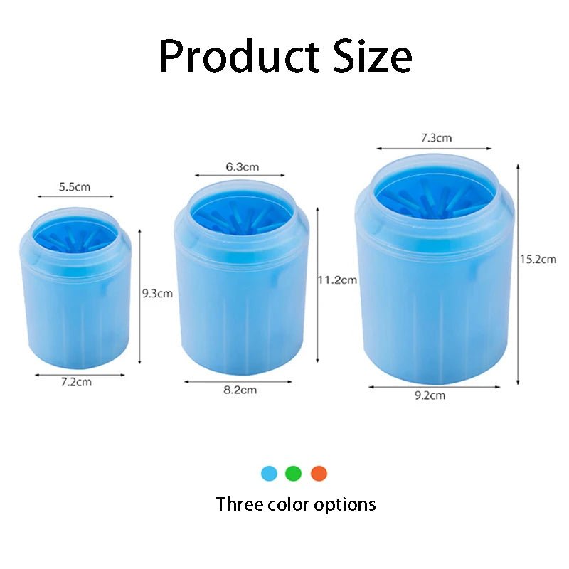 Soft Silicone Material Pet Foot Wash Cup, Cat and Dog Foot Cleaner, Portable Massage, Bath Cleaning Supplies - Checkouts UK