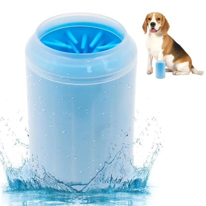 Soft Silicone Material Pet Foot Wash Cup, Cat and Dog Foot Cleaner, Portable Massage, Bath Cleaning Supplies - Checkouts UK