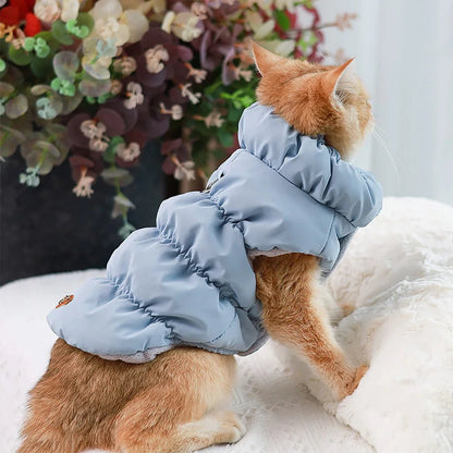 Soft Warm Dog Clothes Winter Padded Puppy Cat Coat Jacket For Small Medium Dogs Chihuahua French Bulldog Poodle Vest Pet Outfit - Furbury