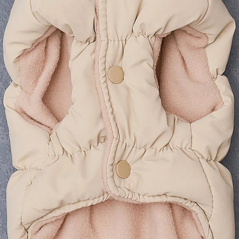 Soft Warm Dog Clothes Winter Padded Puppy Cat Coat Jacket For Small Medium Dogs Chihuahua French Bulldog Poodle Vest Pet Outfit - Furbury