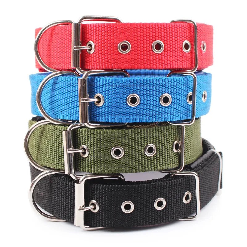 Solid Dog Collars Nylon Dog Collar For Small Medium Large Dogs Teddy Keji Pitbull Bulldog Beagle - Checkouts UK