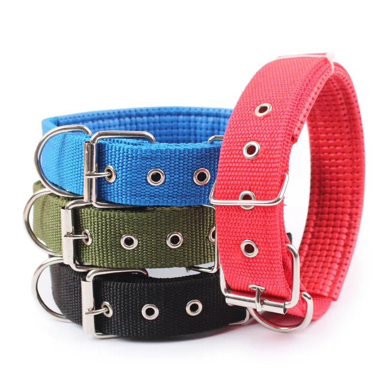 Solid Dog Collars Nylon Dog Collar For Small Medium Large Dogs Teddy Keji Pitbull Bulldog Beagle - Checkouts UK
