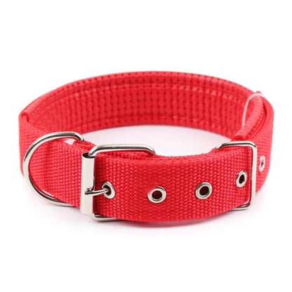 Solid Dog Collars Nylon Dog Collar For Small Medium Large Dogs Teddy Keji Pitbull Bulldog Beagle - Checkouts UK