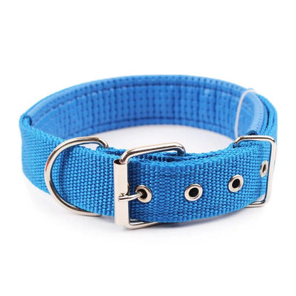 Solid Dog Collars Nylon Dog Collar For Small Medium Large Dogs Teddy Keji Pitbull Bulldog Beagle - Checkouts UK