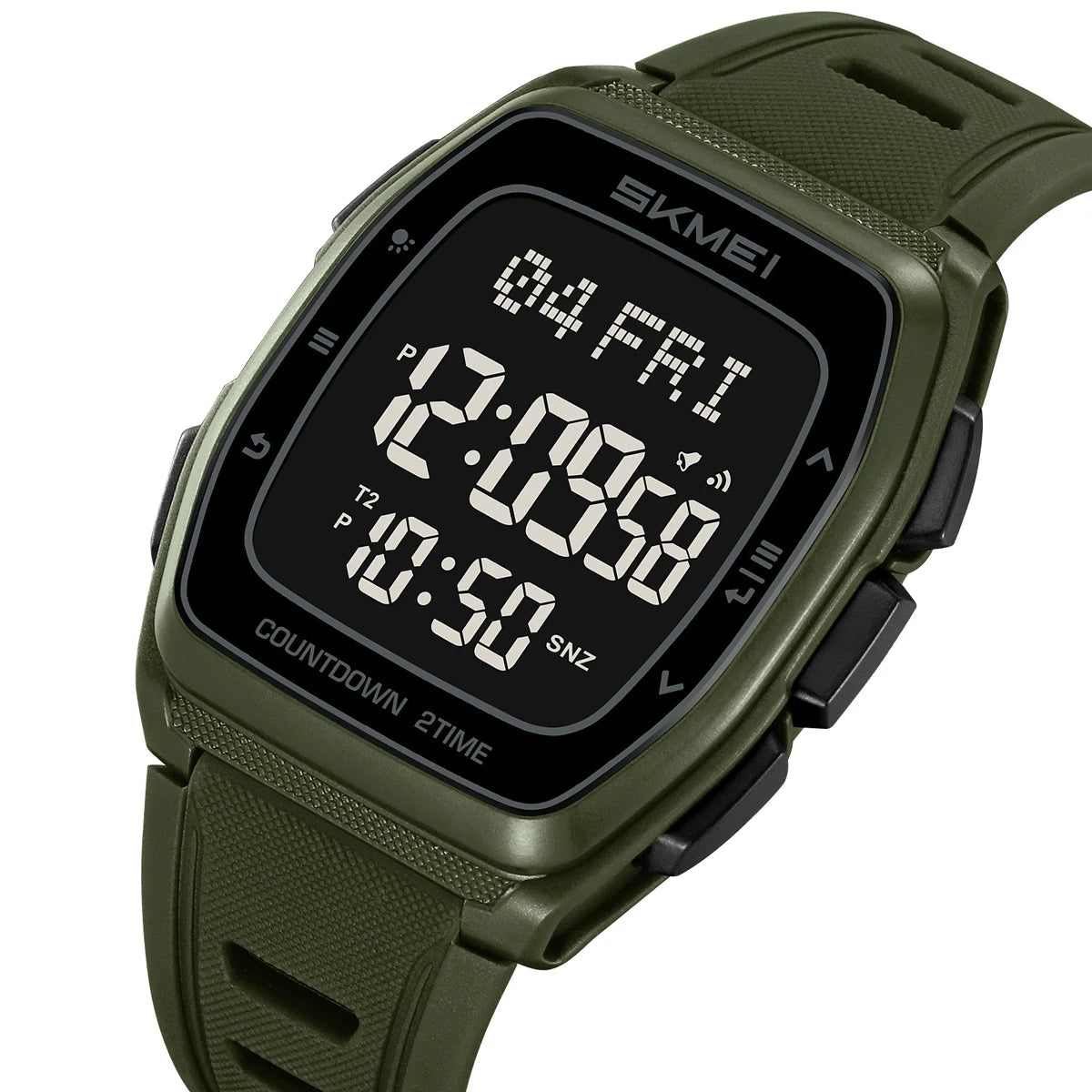 Sport Digital Wristwatch For Men Women Chrono Count Down Timer Watch World Time Waterproof Electronic Watches Reloj Hombre - Checkouts USA