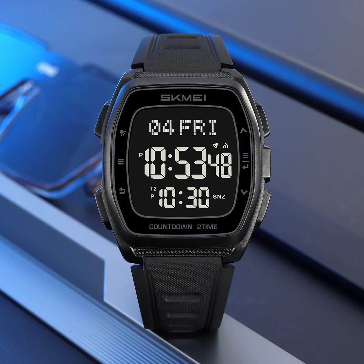 Sport Digital Wristwatch For Men Women Chrono Count Down Timer Watch World Time Waterproof Electronic Watches Reloj Hombre - Checkouts USA