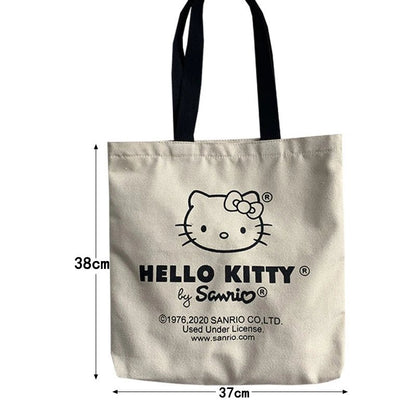 Tote Bag hello kitty Aesthetic Personalized Custom Reusable Grocery Bags Shopping Shoulder Bag cute travel tote bag - Checkouts UK