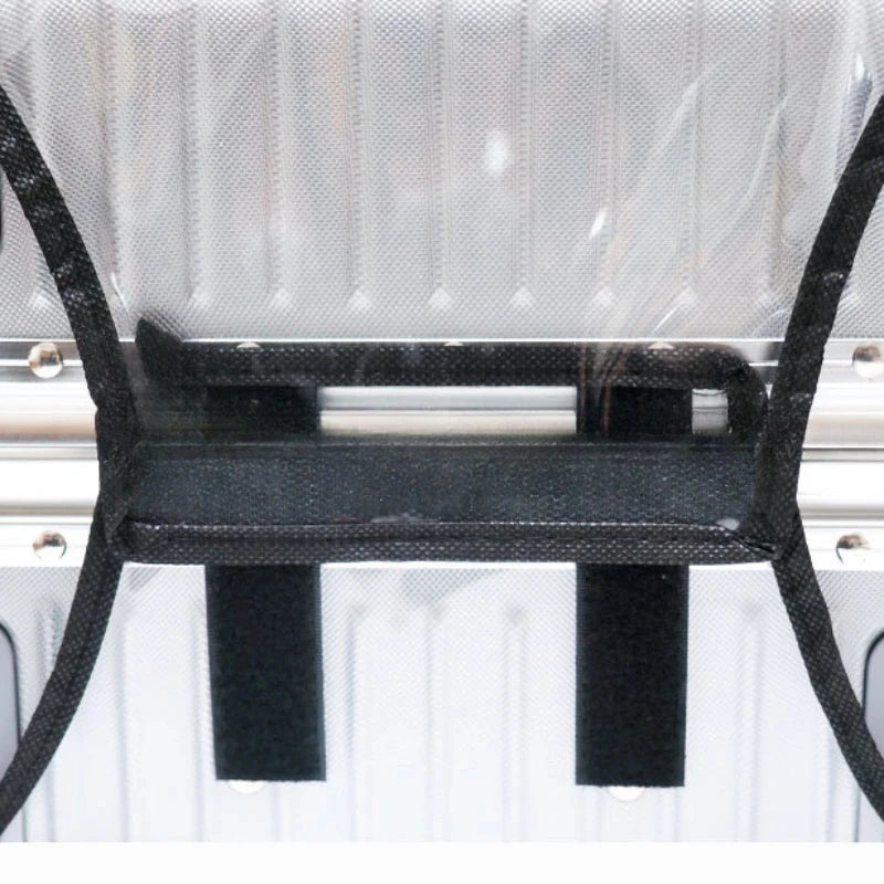 Transparent PVC Luggage Cover for Cross - border Travel, Suitcase Protective Sleeve with Handle, Dustproof Sports Design - Checkouts UK