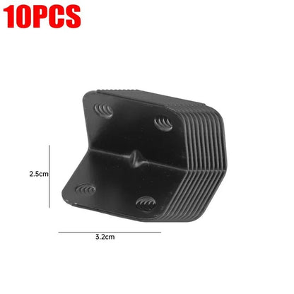 Universal Stainless Steel Corner Brackets 90 Degree Right Angle Fixed Bracket Wood Bedframe Cabinet Furniture Hardware Connector - Checkouts USA