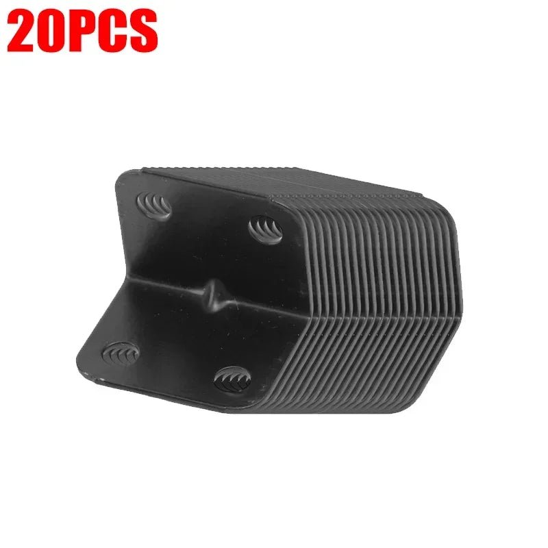 Universal Stainless Steel Corner Brackets 90 Degree Right Angle Fixed Bracket Wood Bedframe Cabinet Furniture Hardware Connector - Checkouts USA