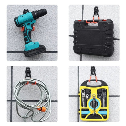 Upgraded 16 Packs Garage Hooks Double Heavy Duty, Garage Storage Hooks, Wall Mount Garage Organization Equipment(Orange) - Checkouts USA