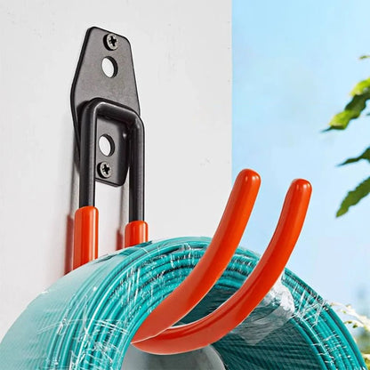 Upgraded 16 Packs Garage Hooks Double Heavy Duty, Garage Storage Hooks, Wall Mount Garage Organization Equipment(Orange) - Checkouts USA