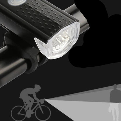 USB Rechargeable Bike Light Set Front Light with Taillight Easy to Install 3 Modes Bicycle Accessories for the Bicycle - Checkouts UK