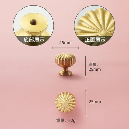 Vintage Brass Furniture Handles Bronze Handles for Cabinets and Drawers Hardware Fitting Kitchen Cabinet Drawer Handles - Checkouts USA