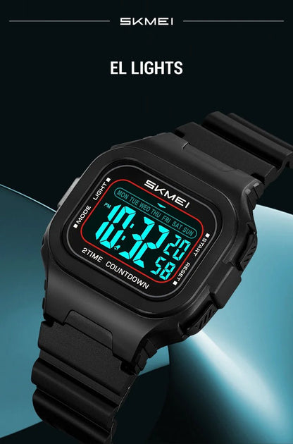 Waterproof Clock Electronic Watches Chrono Students Military Watch Sports Digital Wristwatches For Men Women Reloj Hombre - Checkouts USA