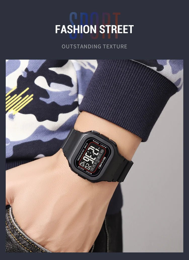 Waterproof Clock Electronic Watches Chrono Students Military Watch Sports Digital Wristwatches For Men Women Reloj Hombre - Checkouts USA