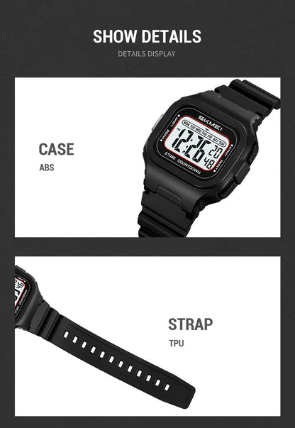 Waterproof Clock Electronic Watches Chrono Students Military Watch Sports Digital Wristwatches For Men Women Reloj Hombre - Checkouts USA