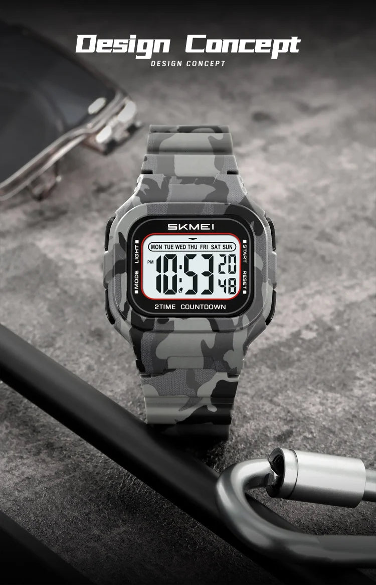 Waterproof Clock Electronic Watches Chrono Students Military Watch Sports Digital Wristwatches For Men Women Reloj Hombre - Checkouts USA