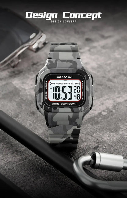 Waterproof Clock Electronic Watches Chrono Students Military Watch Sports Digital Wristwatches For Men Women Reloj Hombre - Checkouts USA