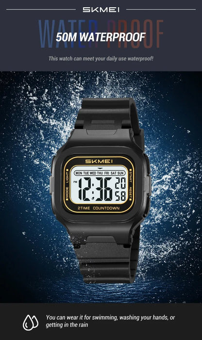 Waterproof Clock Electronic Watches Chrono Students Military Watch Sports Digital Wristwatches For Men Women Reloj Hombre - Checkouts USA