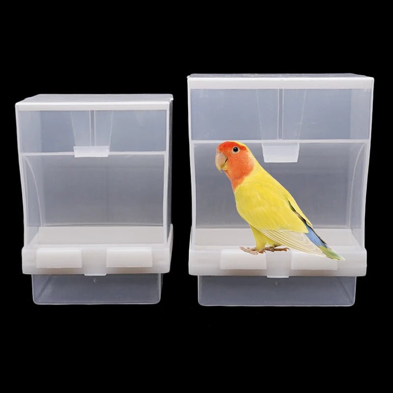 Wholesale Bulk 1 - 5 Pcs Removable Automatic Bird Feeder Pet Bird Container Prevention Splash Food Skin Peony Hanging Bird Feeding Tools - Furbury