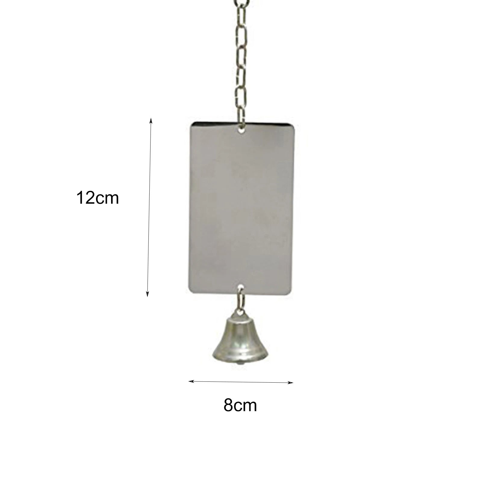 Wholesale Bulk 1Pc Parrot Bird Parakeet Hanging Mirror Bell Play Toy Cage Decoration Pet Supplies - Furbury