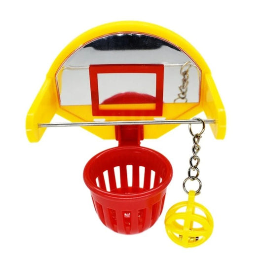 Wholesale Bulk 367A Funny Parrot Birds Mini Basketball Hoop Props Parakeet Ball Chew Toy Pet Supplies - Furbury