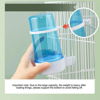 Wholesale Bulk 415ml Parakeet Water Dispenser Automatic Bird Feeder Large Capacity Pets Feeding Supplies For Lovebirds Budgie Parrots Bird - Furbury